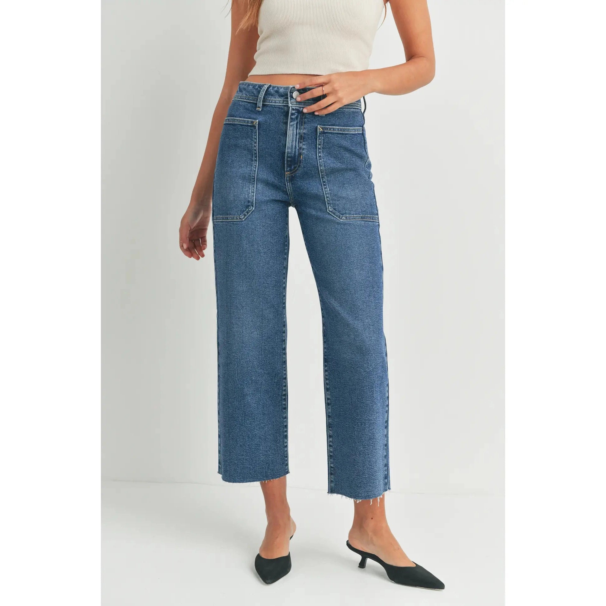 Melody HR Utility Jeans – Sandy Toes Boutique