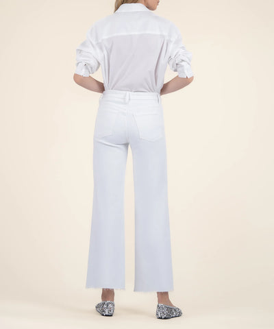 Kut Meg Wide Leg Jeans - Optic White