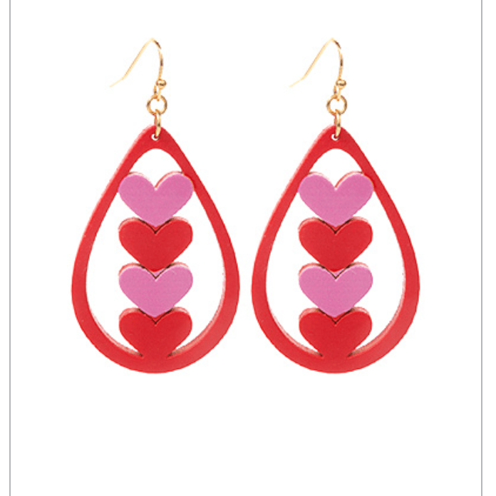 Valentine Hearts Earrings